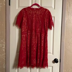 Perfectly Priscilla Lace Dress 1X
